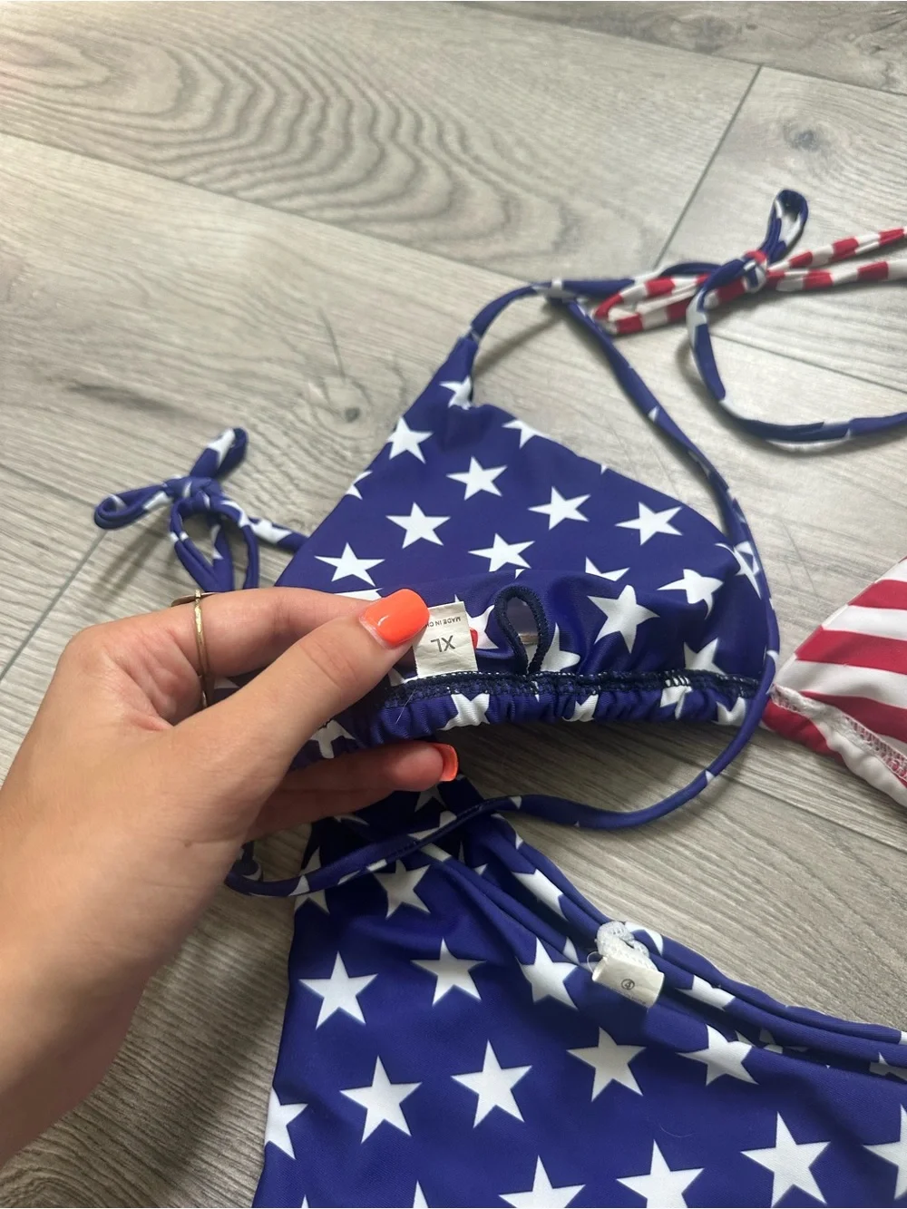 American Flag Bikini Set